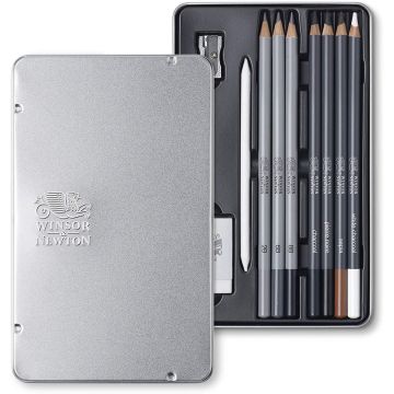 Winsor & Newton Studio Collection Sketching Pencil Sets,10-Piece Set