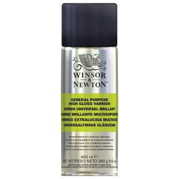 Winsor & Newton All-Purpose Aerosol Varnish, 400ml  Gloss