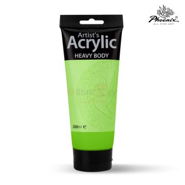 Acrylic Color 200ml 562 Yellow Green  - Phoenix