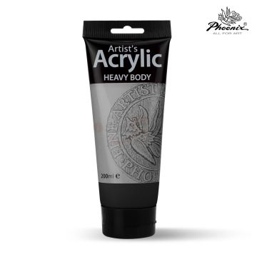 Acrylic Color 200ml 793 Black  - Phoenix