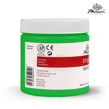 Acrylic Color  500ml 161 Florescent Green