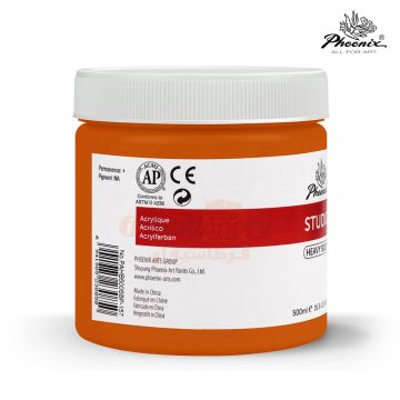 Acrylic Color 500ml 313 Orange Red