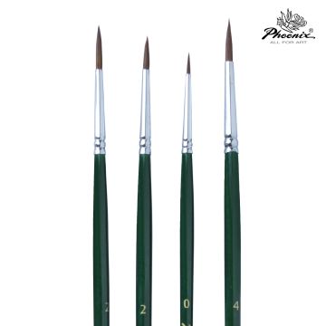 Artist Brush Set of 4 6617s Phoenix
