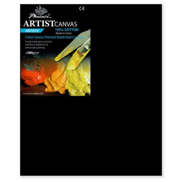 Phoenix Black Primed Canvas 30 x 40 Cm