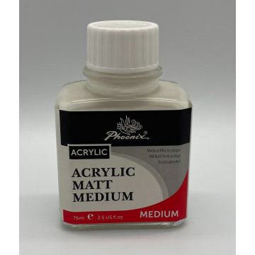 Acrylic Mat Medium PAMM 75ml Phoenix