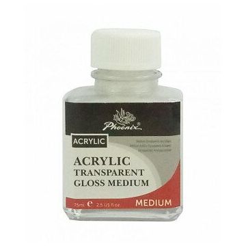 Acrylic Transparent Gloss Medium PATGM 75ml Phoenix