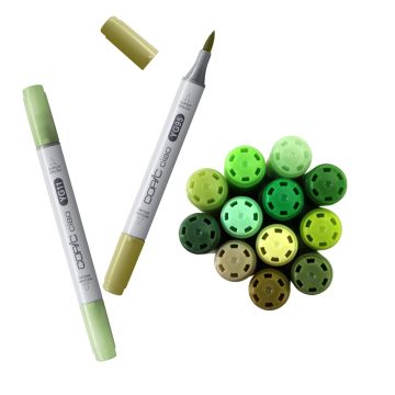 Copic Ciao Marker, Yellow Greens