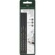 Faber Castell Pitt natural charcoal pencil, set of 3, soft, medium, hard