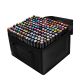 TouchFive Markers 168 Colors Broad Fine Sketch Pen Black case