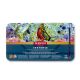 Derwent Inktense Pencils Tin, Set of 72, 4mm Round Core, Firm Texture, Watersoluble