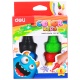 Deli Finger Crayons 6 colors