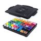 MIYA Gouache Paint Set, 56 Colors x 30ml Unique Jelly Cup Design - Black Case