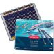 Derwent Inktense Pencils Tin, Set of 24, 4mm Round Core, Firm Texture, Watersoluble