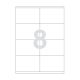 Agipa 8 Labels 105 X 70mm A4