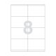 Agipa 8 Labels 105 X 72mm A4