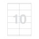 Agipa 10 Labels 105 X 57mm A4