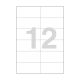 Agipa 12 Labels 97 X 42.4mm A4