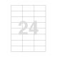 Agipa Clear Inkjet 24 Labels 70x37mm