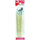 Pebeo Wallet of 8-Brushes, Brown