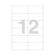 Laser Labels 105x48 A4-12 labels Champs