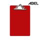 Plastic Clipboard Red - ABEL 66108