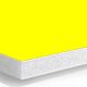 Foam board 100x70cm yellow 5mm