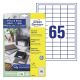 Labels 38x21.2mm Inject Laser Copy 65 Labels AVERY - 3666-10