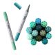 Copic Ciao Marker, Blue Greens