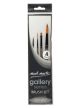 Mont Marte Gallery Series Brush Set Acrylic 4pc - 09