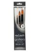 Mont Marte Gallery Series Brush Set Acrylic 4pc - 18