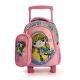 Glossy Bird Trolly School Bag - Cute Pink 2 - 14 Inch