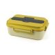 Lunch Box - 8148 Yellow - With Spoon & Fork