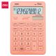 Deli Touch Calculator 12 Digits Desktop Red