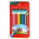 Faber Castell - Grip Color Pencil Flat Tin 12 Color