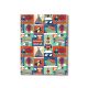 Four line Notebook 9 x 7 Hard Cover 60L Falcon 24/1