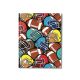 Single Line Notebook 9 x 7 Hard Cover 100L Falcon 24/2