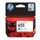 HP 655 Cyan Original Ink Advantage Cartridge