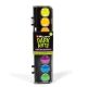 Neon Glow Watercolour Paint Discs,8-Color Set with Brush - Micador Dark Arts