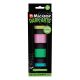 Glow Paint Pots Set,
4-Color Set with Brush