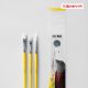 Miya Himi Little Bird Brushes Set of 3 - Yellow