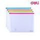 Deli Zipper Bag Clear - A4 