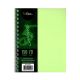 Hard Plastic Cover 5 Subject A5 Book UNIBOOK - Green