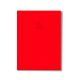 Single Line Book A4 Red 100/S Dark PVC Falcon