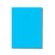 Single Line Book A4 Light Blue 100/S Dark PVC Falcon