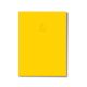 Single Line Book A4 Yellow 100/S Dark PVC Falcon