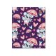 Four line Notebook - 9 x 7 HC- Falcon 100 Sheets -04