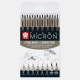 Pigma Micron Pen Set (8 Pcs) Black - Sakura