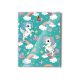 Single Line Notebook 9 x 7 PVC Falcon 60L 24/3