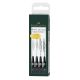 Faber Castel Pitt Artist Pen?? Black Fineliner - Wallet of 4 (XS, S, F, M)