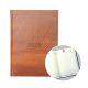 2025 A5 Daily Diary - Brown Edge Stitching 1
